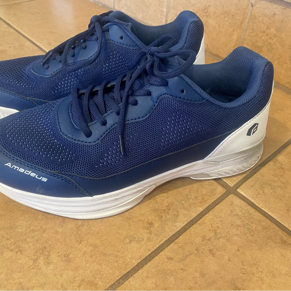 Men's Blue and White Sneakers